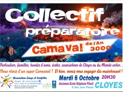 CLOYES-SUR-LE-LOIR - Collectif préparatoire du carnaval